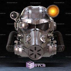 Cosplay STL Files Fallout T-60 Helmet