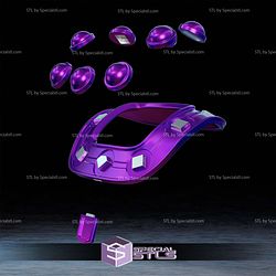 Cosplay STL Files Magneto Collar 97