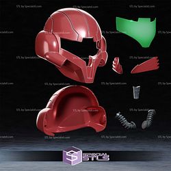 Cosplay STL Files Samus Helmet