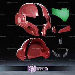 Cosplay STL Files Samus Helmet