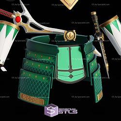 Cosplay STL Files Sengoku Green Armor