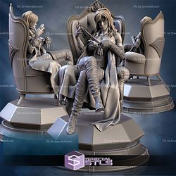 Emma Frost on Chair 3D Printer Files