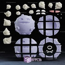 Life Size Koffing Pokemon 3D Printer Files