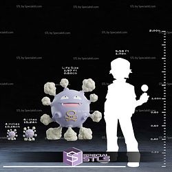 Life Size Koffing Pokemon 3D Printer Files