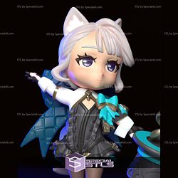 Lynette Chibi Genshin Impact 3D Printer Files