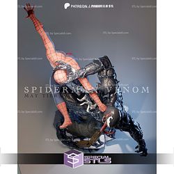 Spiderman Battle Venom New Version 3D Printer Files