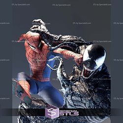 Spiderman Battle Venom New Version 3D Printer Files