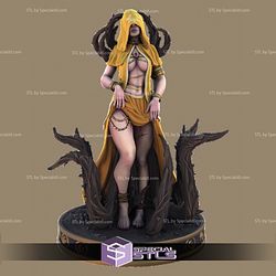 Witch of the Demonic Thorn STL Miniatures