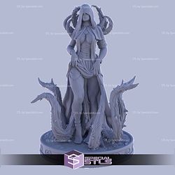 Witch of the Demonic Thorn STL Miniatures