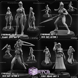 May 2024 Cyberpunk Papsikels Miniatures