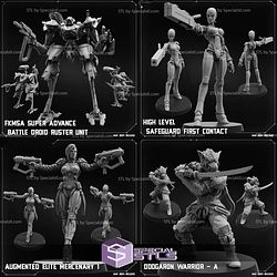 May 2024 Cyberpunk Papsikels Miniatures