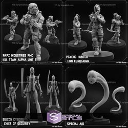 May 2024 Cyberpunk Papsikels Miniatures