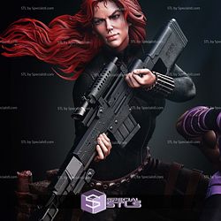 Hawkeye and Black Widow Diorama Bundle 3D Printer Files