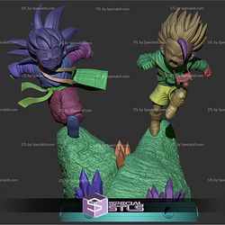 Gotenk and Trunk Kid Future 3D Printer Files