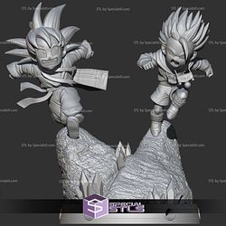 Gotenk and Trunk Kid Future 3D Printer Files