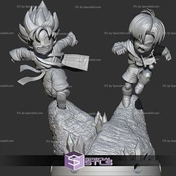 Gotenk and Trunk Kid Future 3D Printer Files