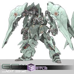 NZ-666 Kshatriya Ver RQ Gundam 3D Printer Files