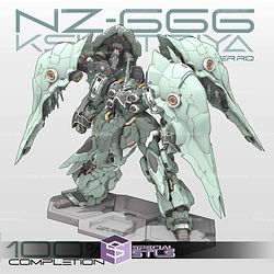 NZ-666 Kshatriya Ver RQ Gundam 3D Printer Files