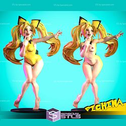 Pichina Pichu Girl 3D Printer Files