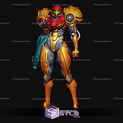 Samus Armor Standing 3D Printer Files