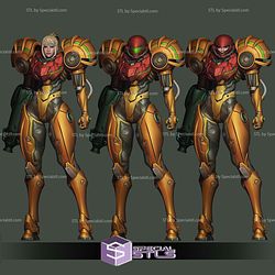 Samus Armor Standing 3D Printer Files