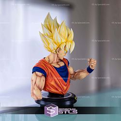 Goku Life Size Bust 3D Printer Files