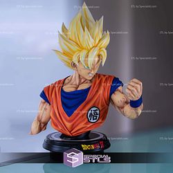 Goku Life Size Bust 3D Printer Files