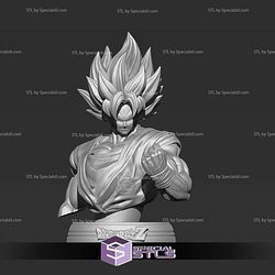 Goku Life Size Bust 3D Printer Files