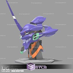 UG EVA Head Bust 3D Printer Files