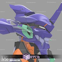 UG EVA Head Bust 3D Printer Files