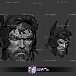 Custom Head STL Collection - Batman Viking