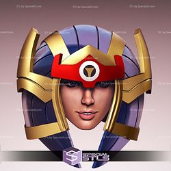 Custom Head STL Collection - Big Barda DC Antihero