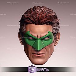 Custom Head STL Collection - Hal Jordan Green Lantern