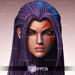Custom Head STL Collection - Psylocke Crimson Dawn
