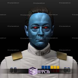 Custom Head STL Collection - Thrawn Head Only