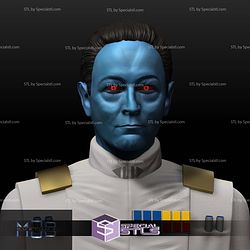 Custom Head STL Collection - Thrawn Head Only