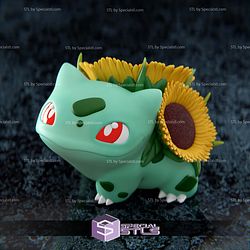 Basic Pokemon Collection - Flower Bulbasaur Sunflower