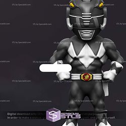 Basic STL Collection - Black Ranger Chibi