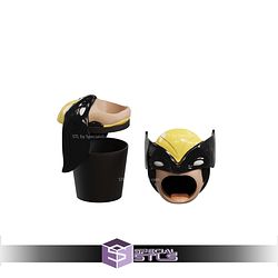 Basic STL Collection - Wolverine Popcorn Bucket