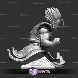 Mystic Gohan Angry Bust 3D Printer Files