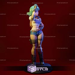 Bulma Young Girl Dragonball 3D Printer Files