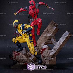 Deadpool and Wolverine New Scene 3D Printer Files