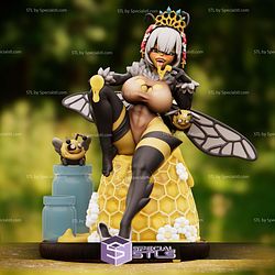 Pin Up Girl Collection - Queen Bee 3D Printer Files