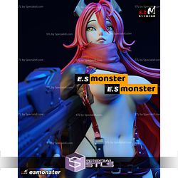 Red Hood Nikke Goddess of Victory 3D Printer Files