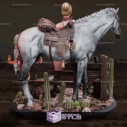 Ruby Colt Pin-Up STL Miniatures