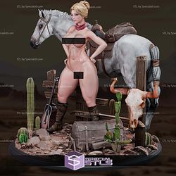 Ruby Colt Pin-Up STL Miniatures