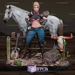 Ruby Colt Pin-Up STL Miniatures