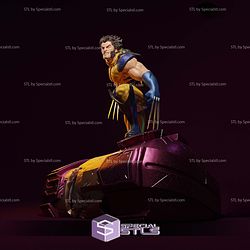 Wolverine on Sentinel Head 3D Printer Files