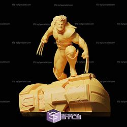 Wolverine on Sentinel Head 3D Printer Files