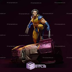 Wolverine on Sentinel Head 3D Printer Files